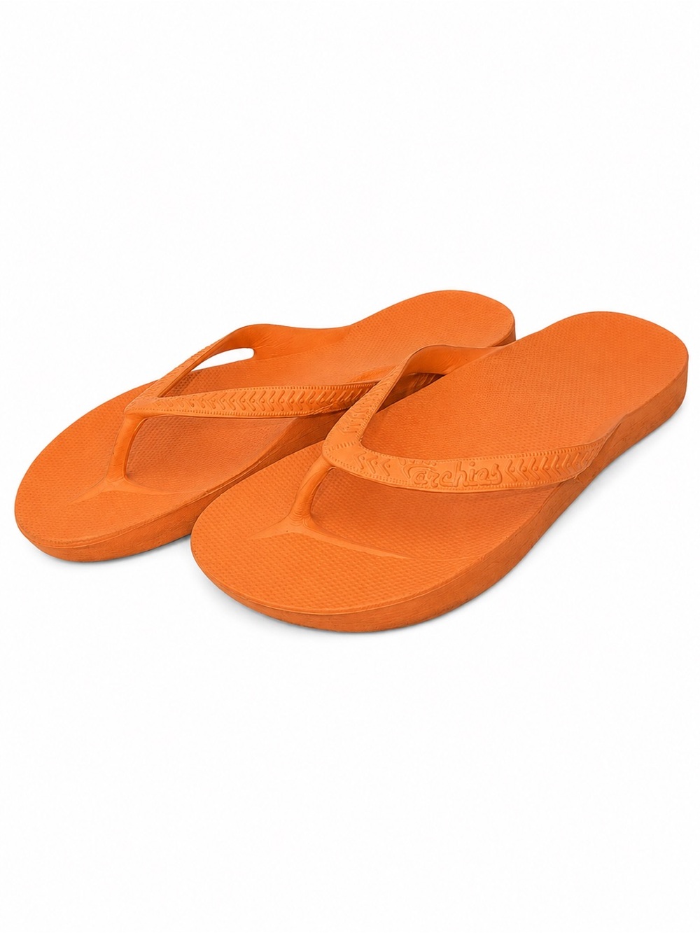 Archies Arch Support Flip Flops Orange